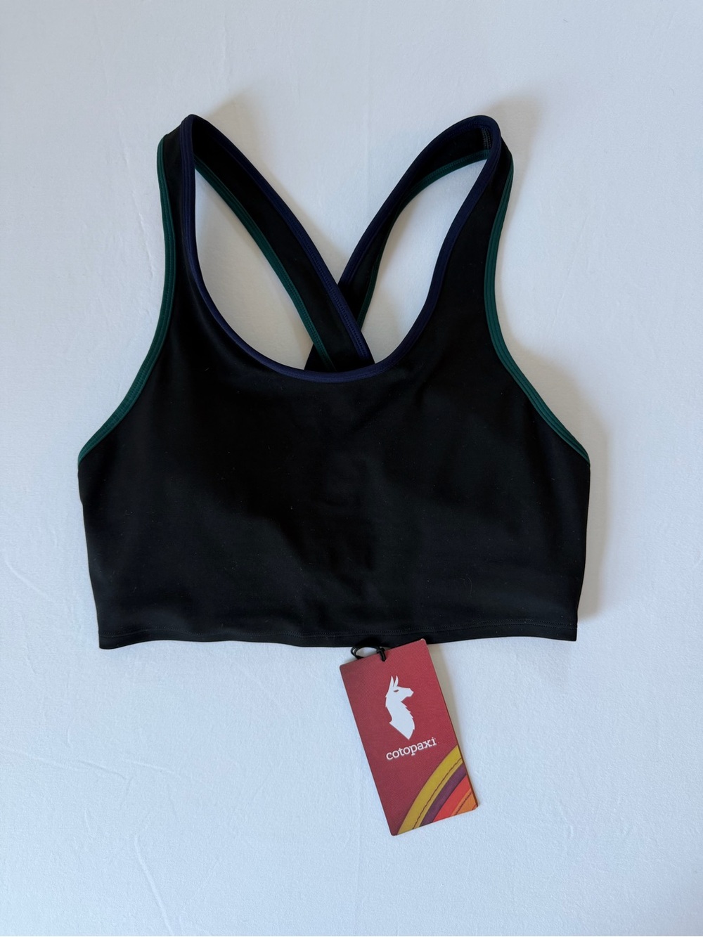 Cotopaxi Black Racerback Sports Bra